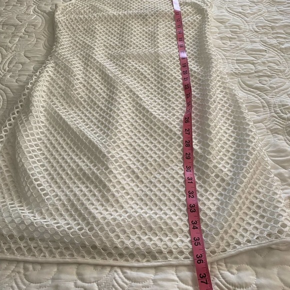 Alexia Admor White Eyelet Mini Cocktail Party Dress size Small - Picture 7 of 10